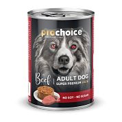 P3012 PROCHOICE ВЛАЖНЫЙ КОРМ ДЛЯ ВЗРОСЛЫХ СОБАК, ПАШЕТ С ГОВЯДИНОЙ И РИСОМ / 400ГР